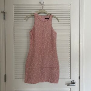 Zara Pink Tweed Sleeveless Dress
